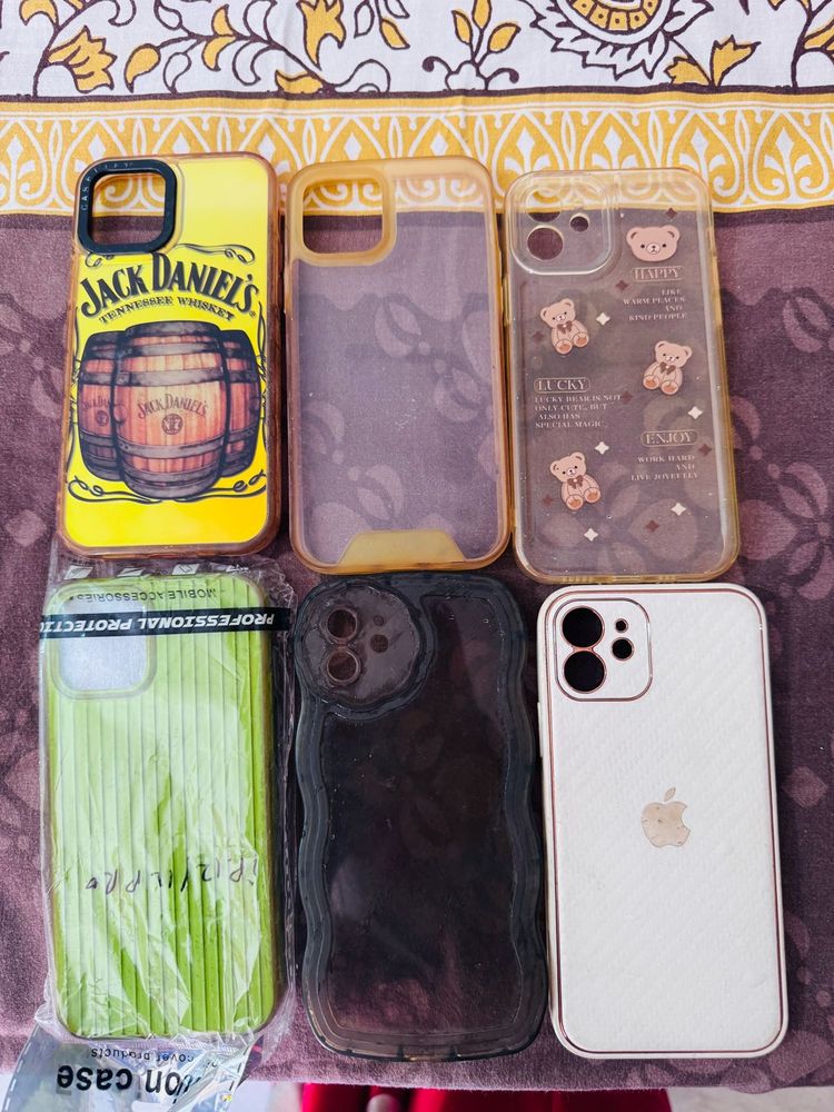 6 Assorted Phone Cases (iphone 12)