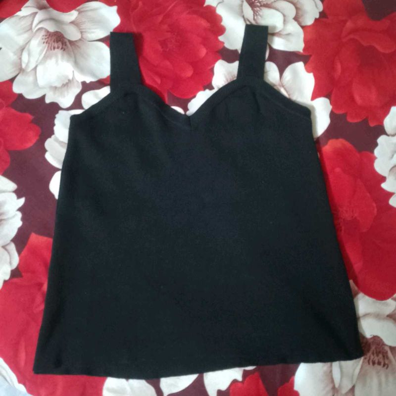 Black tank top
