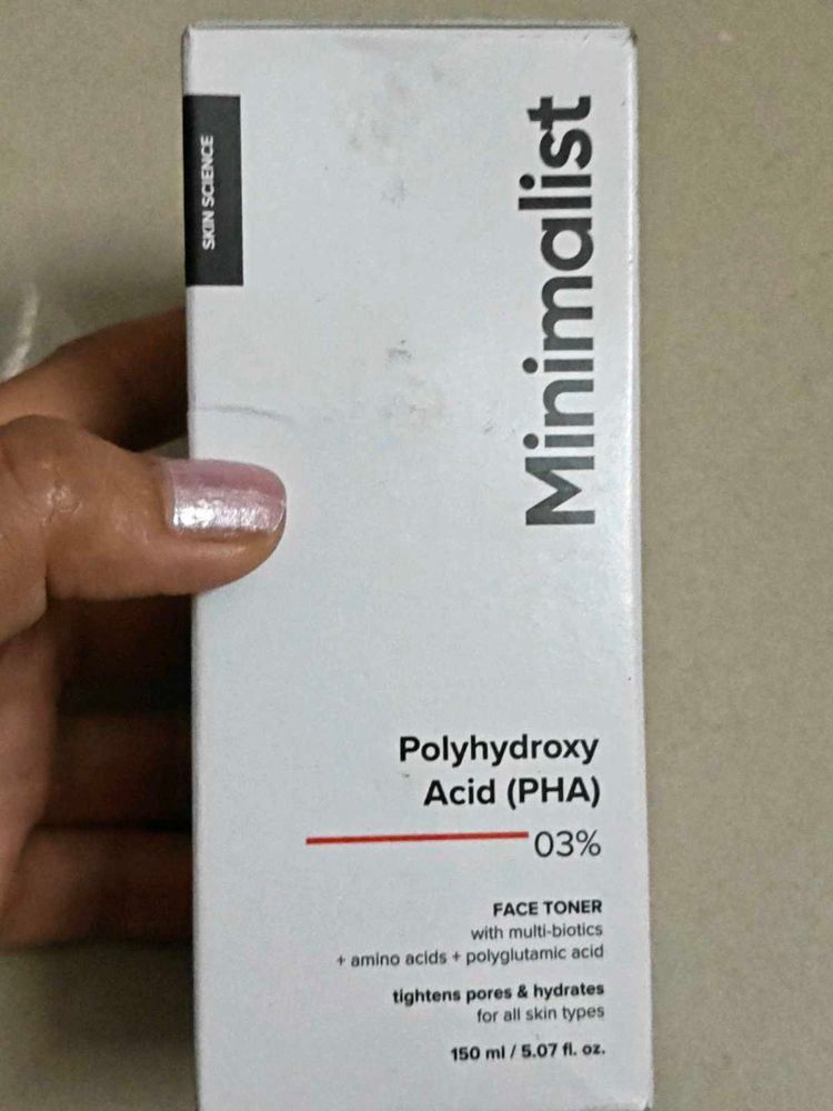 Minimalist Polyhydroxy Acid (PHA) 03% Face Toner