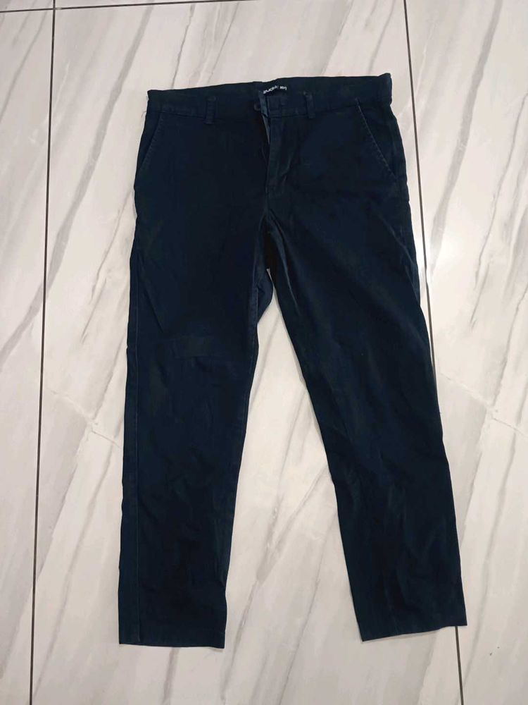 Dark blue cotton pant