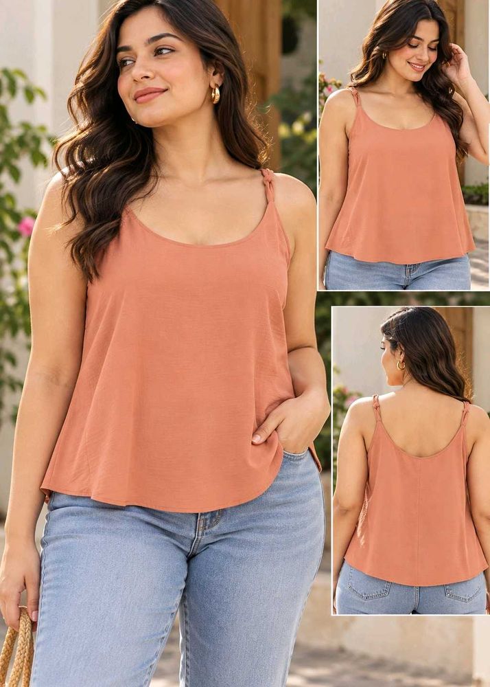 Casual Rust Tank Top