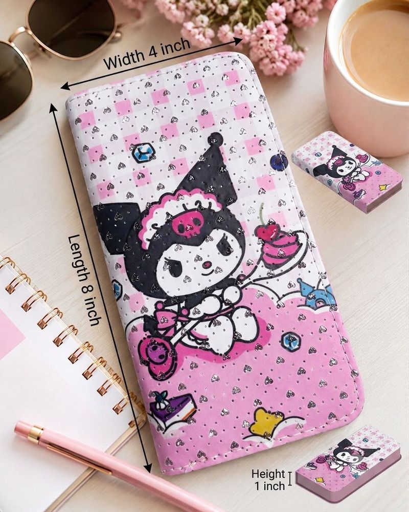 Cute Kuromi Wallet Pink