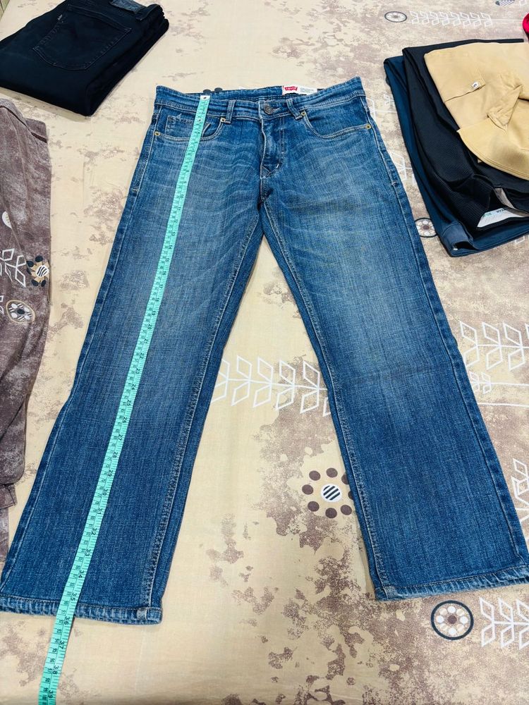 Classic Blue Wash Denim Jeans