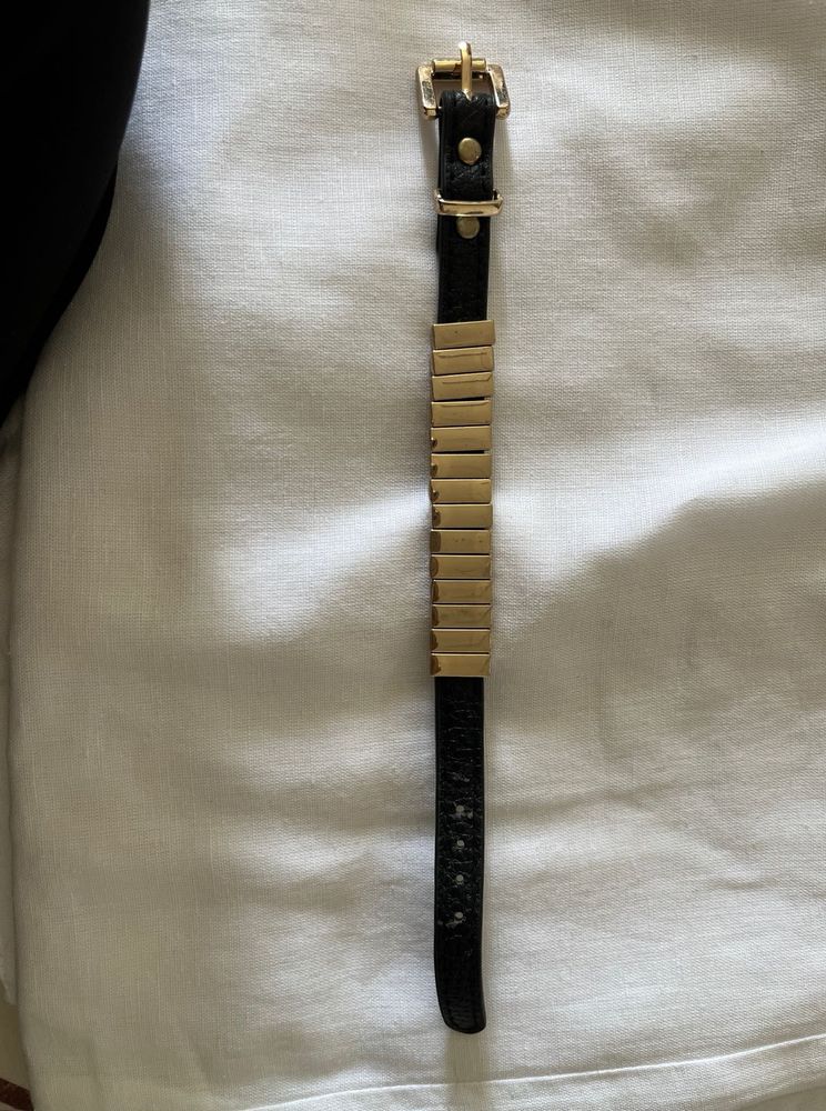 Gold Tone &amp; Black Band