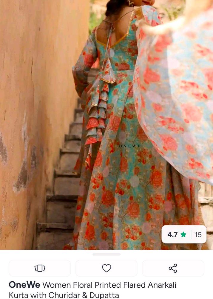 Beautiful Floral Kurta Set