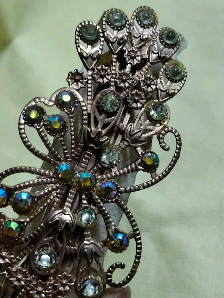 Vintage Rhinestone Butterfly HairClip