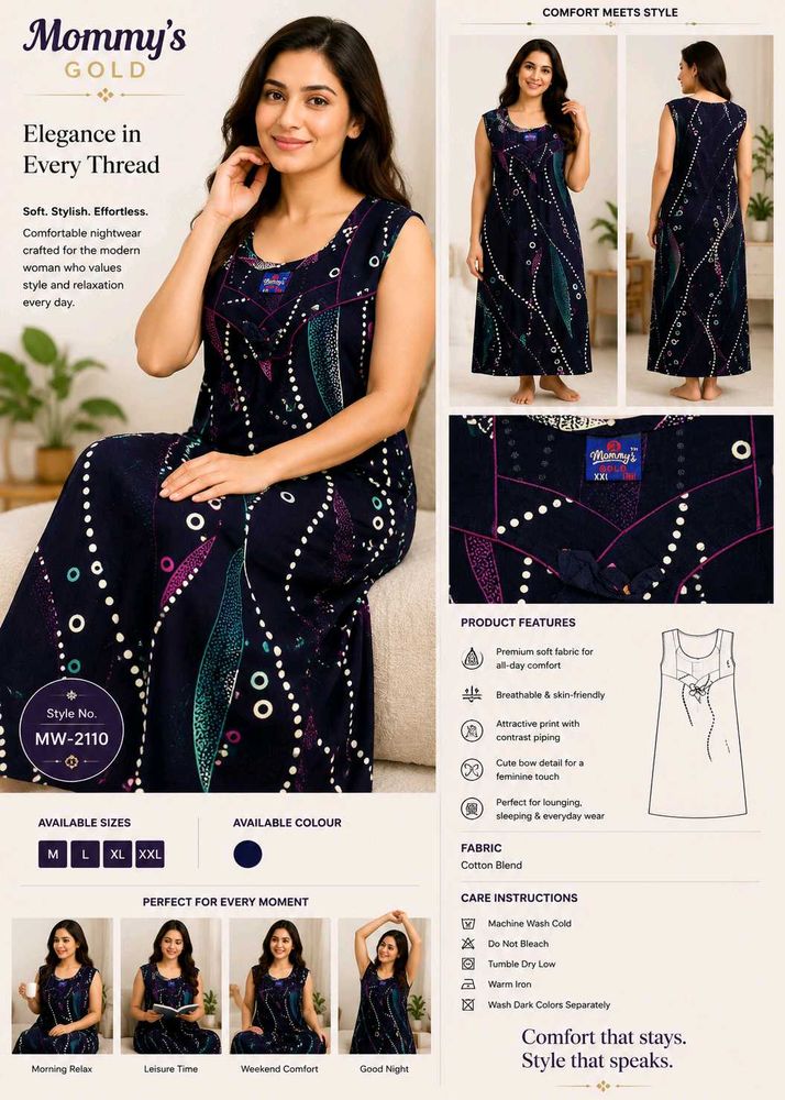 New Mommy's Gold Nighty XXL stock clearance