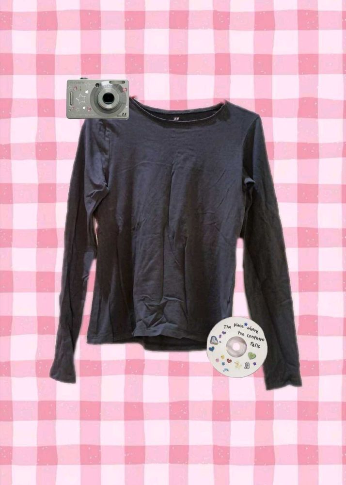 H&amp;M Long Sleeve Top - Gray