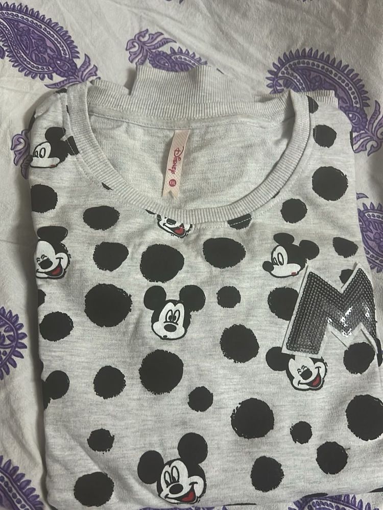 Mickey Mouse Polka Dot Sweatshirt