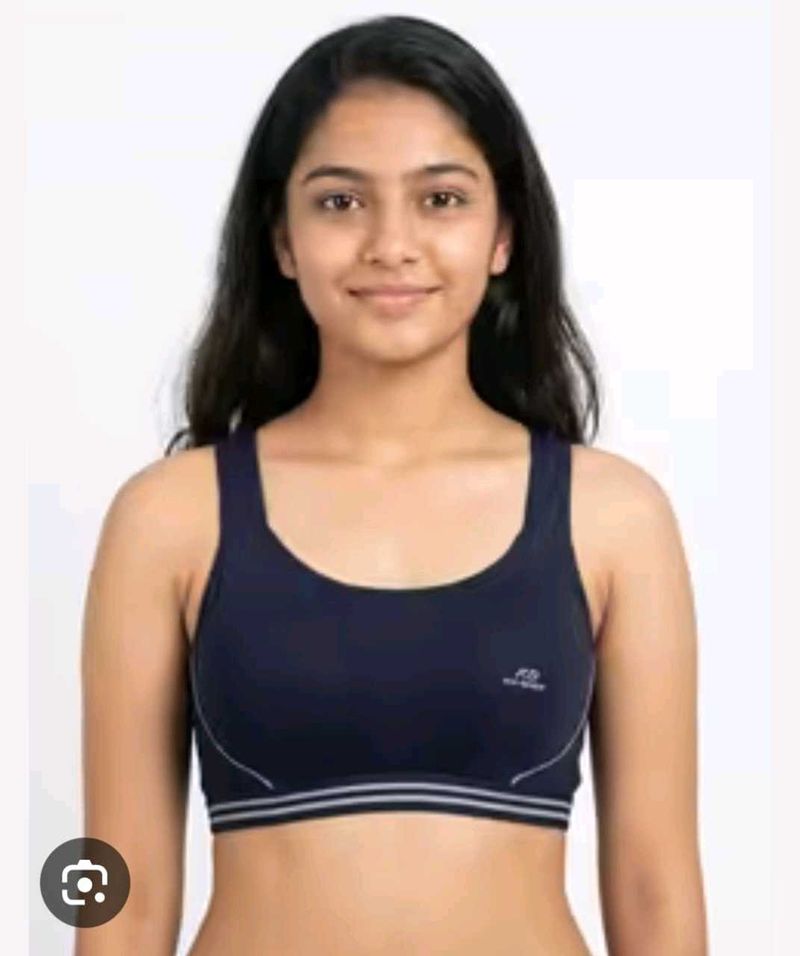 Navy Blue Sports Bra