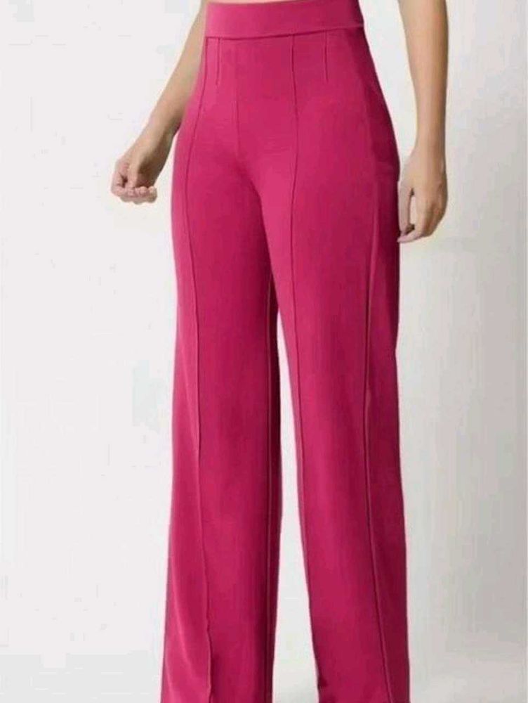 High-Waisted Wide-Leg Pants