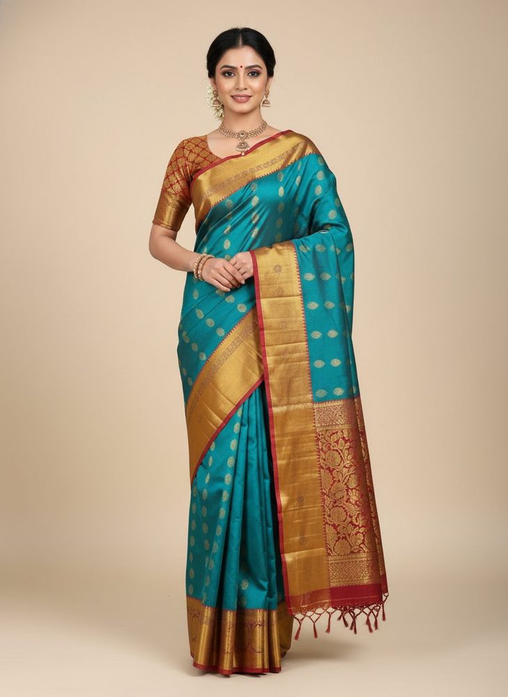 Kanjeevaram Semi Silk New No Tag