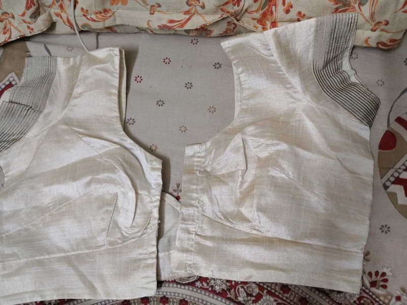Elegant Cream Silk Blouse