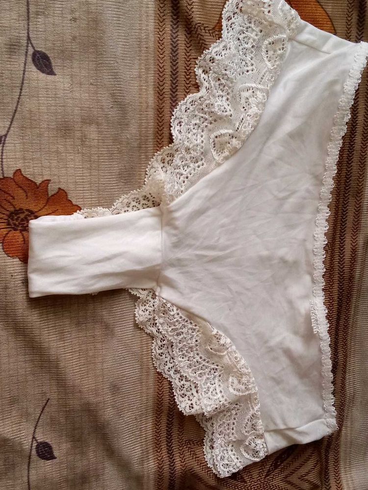 Lace Trimmed Briefs