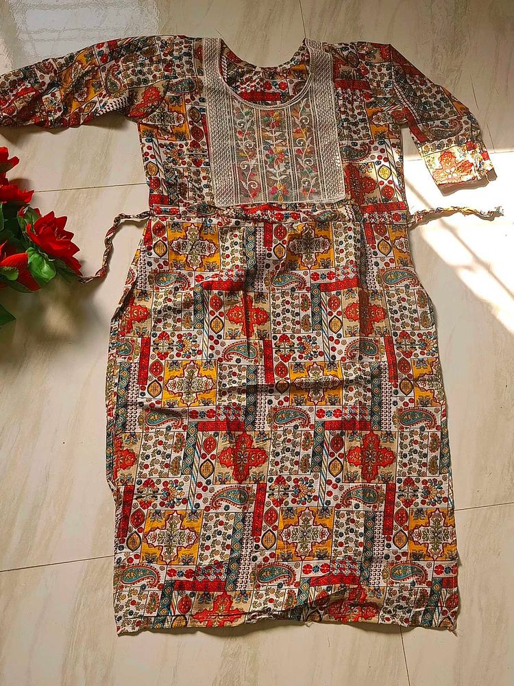 New Ethnic Print Kurti {L,XL, XXL}