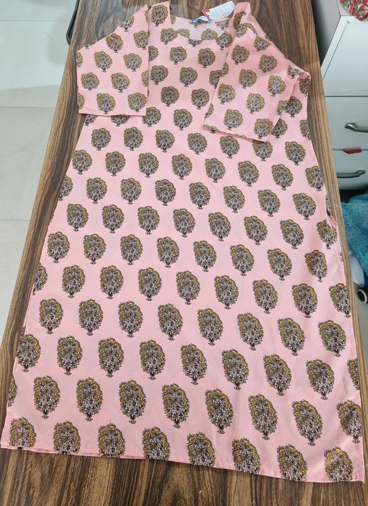 Beautiful Peech Printed Kurti