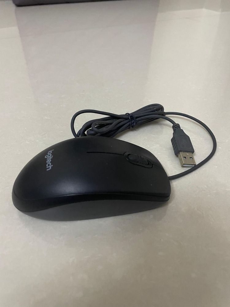 Logitech Black Wire Mouse