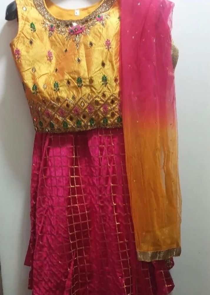 Haldi Look Dress Size S,m,l Fit