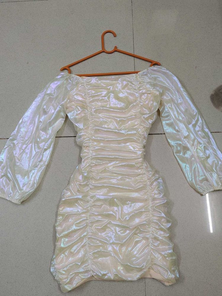Iridescent Mini Dress