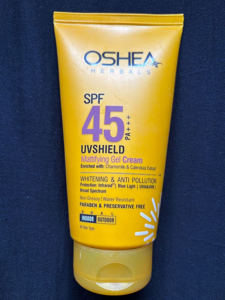 OSHEA Herbals SPF 45 Mattifying Gel Cream