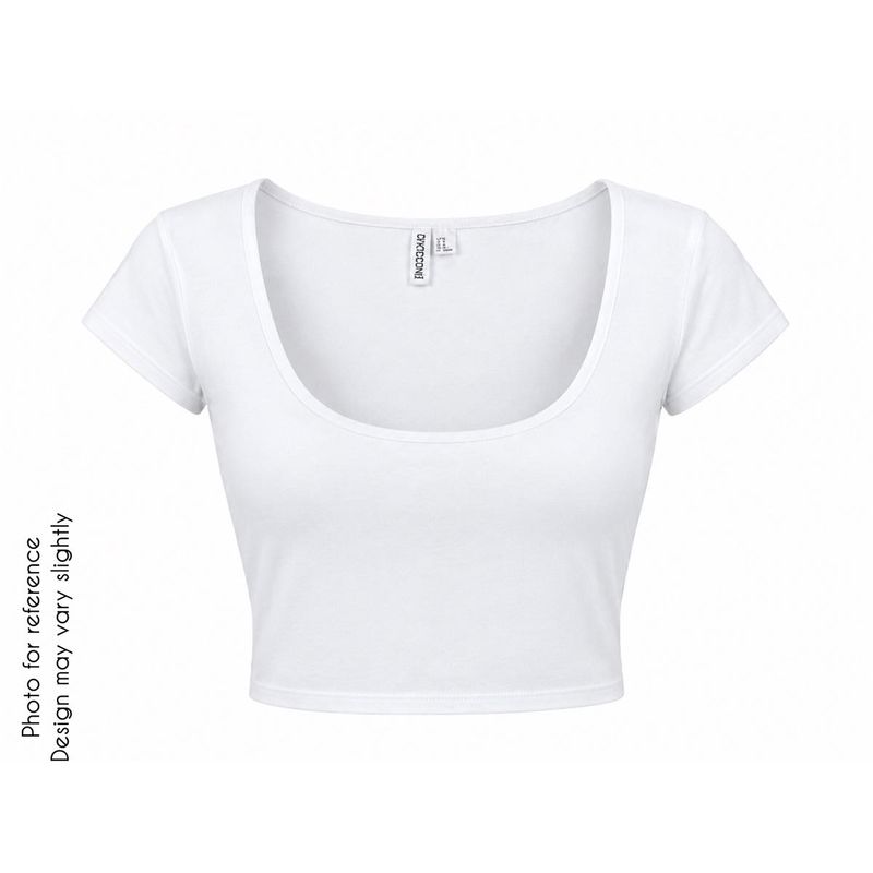 H&amp;M White Crop T-Shirt