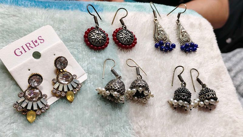 Assorted Dangle &amp; Stud Earrings Set