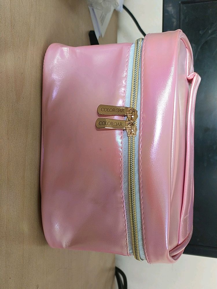 Colorbar Vanity Bag Pink Color Brand New
