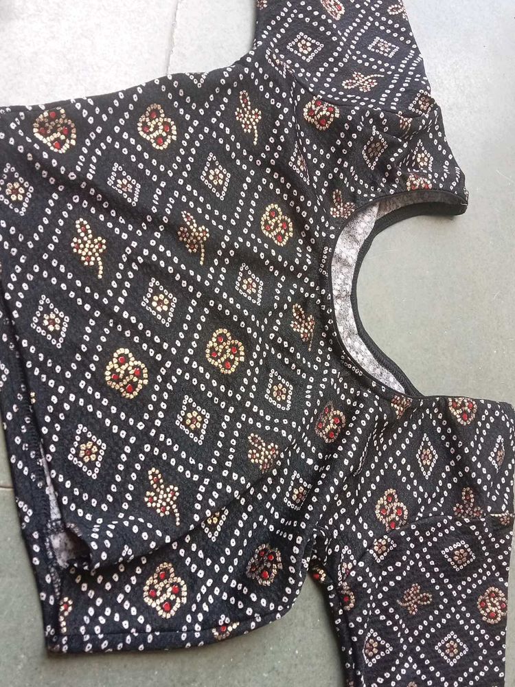 Stylish Bandhani Print Blouse(new)