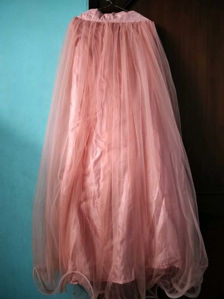 Vintage Pink Tulle Skirt