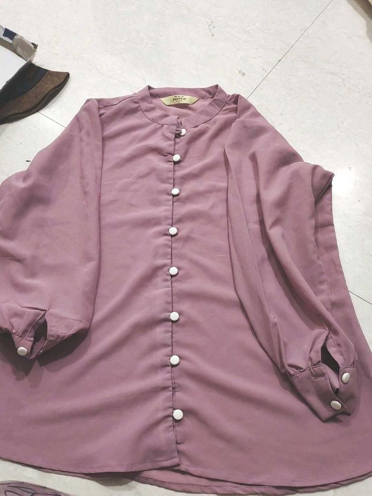 Elegant  purple top