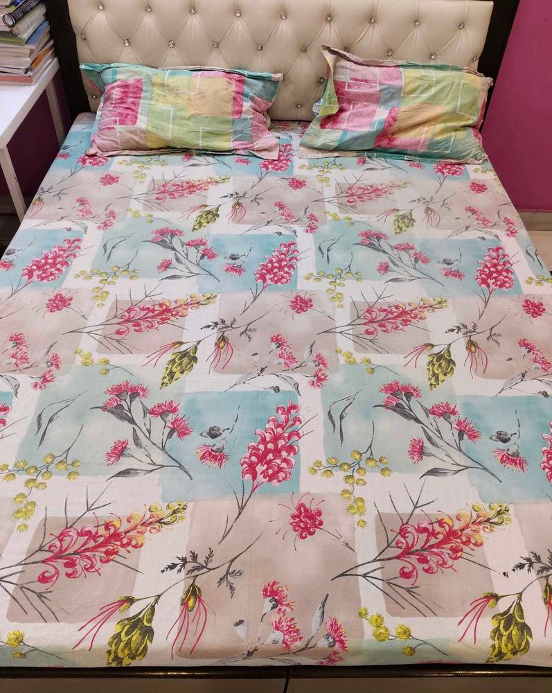Multicolor Cotton Bedsheet