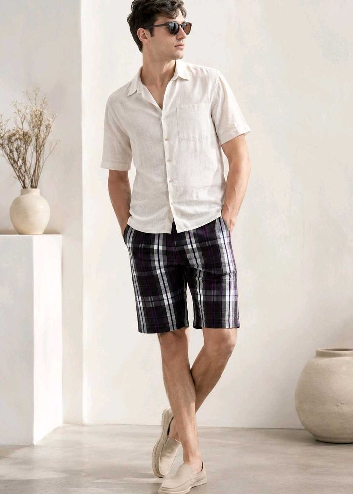 Authentic ANCHORBLUE Plaid Shorts For Men