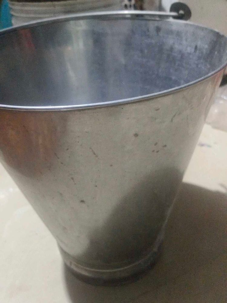 Vintage steel Bucket