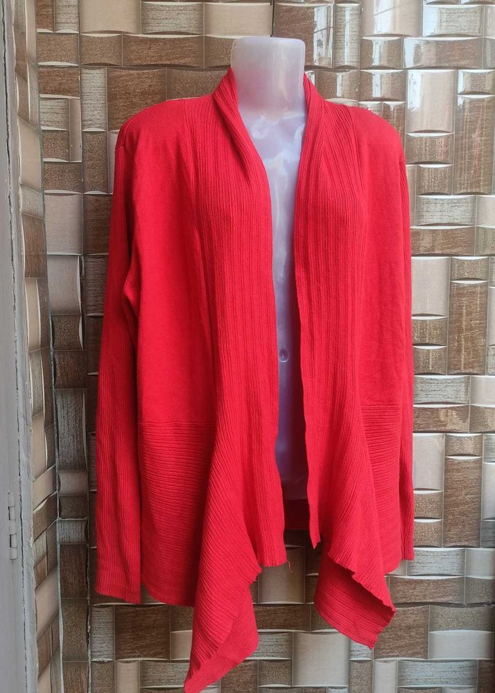 Red Open Front  shrug