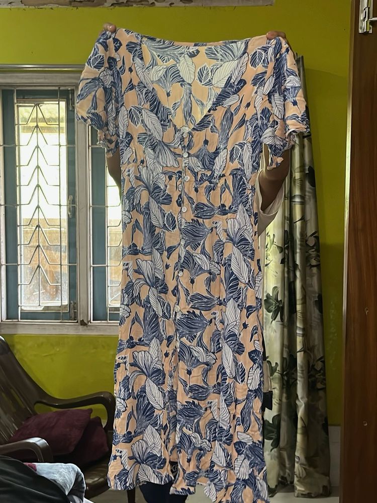 Floral Print Midi Dress