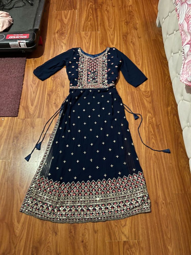 Royal Blue Ethnic Gown
