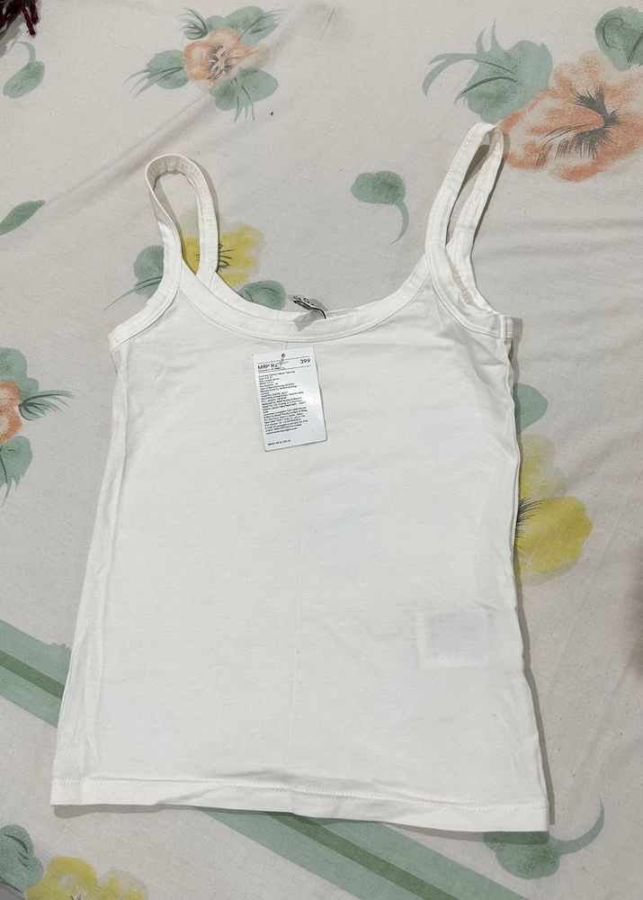 Brand new White Tank Top with Tag