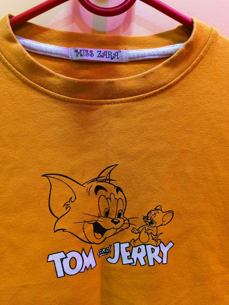 Miss Zara Tom &amp; Jerry Graphic T-Shirt