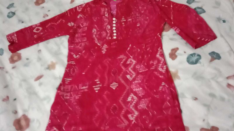 Elegant Red Kurti