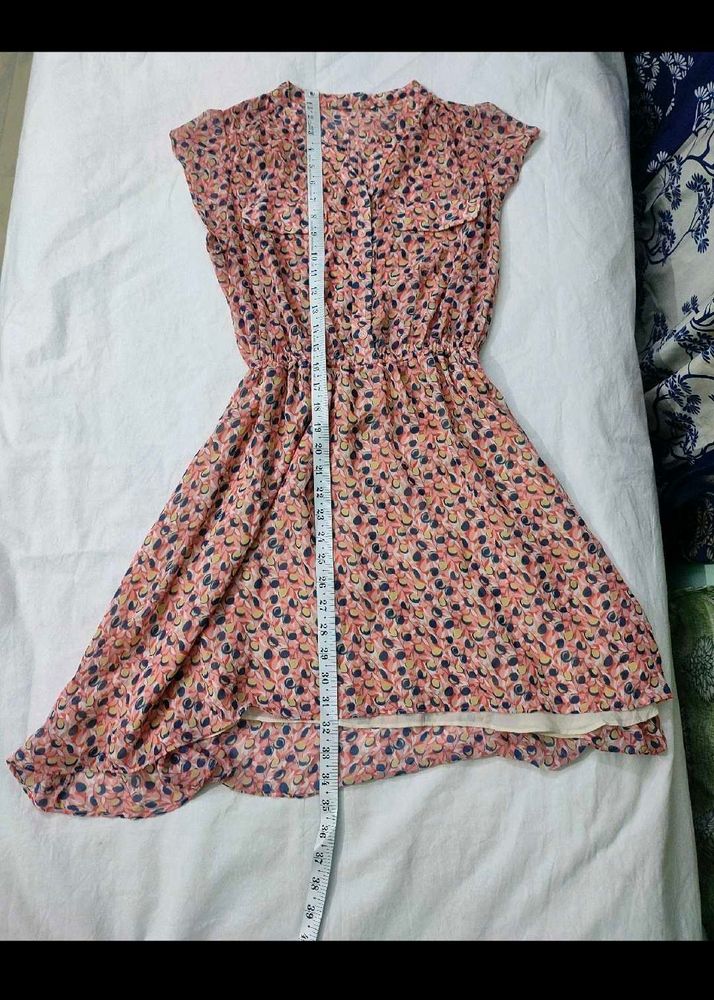 Chic Floral Print A-Line Dress
