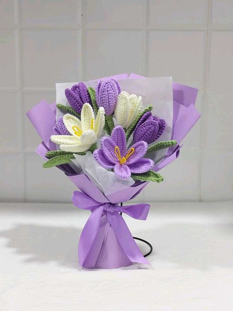 Handmade Crochet Flower Bouquet