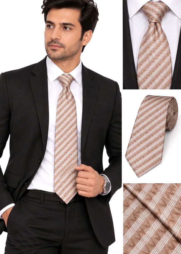 Striped Formal Tie for Men