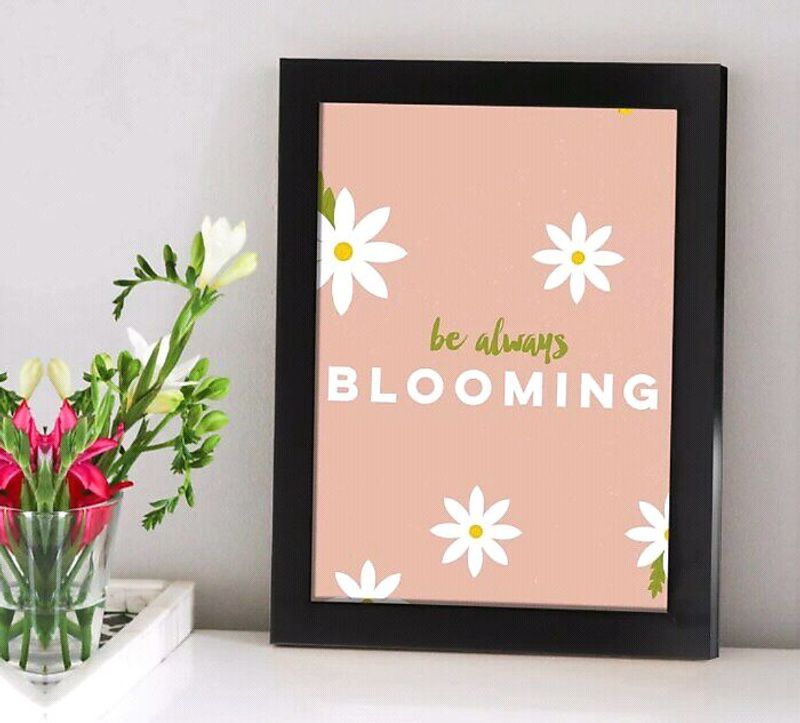 adorable quote frame (blooming) Pack Of 10