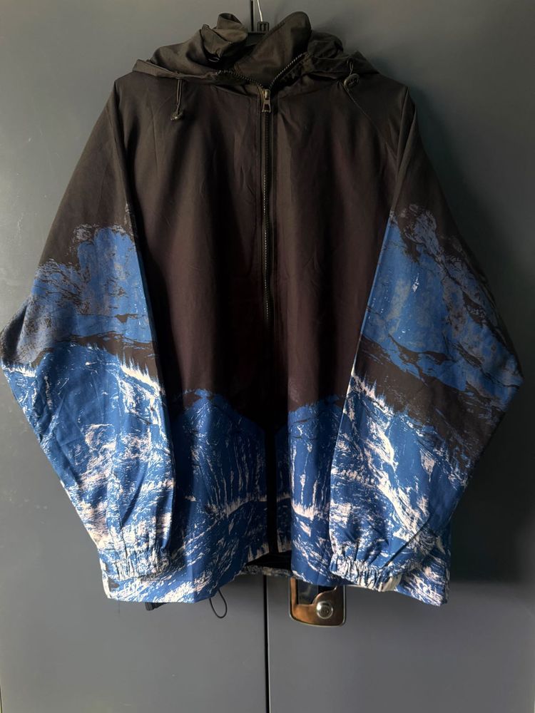 Mountain Print Wind cheater Jacket
