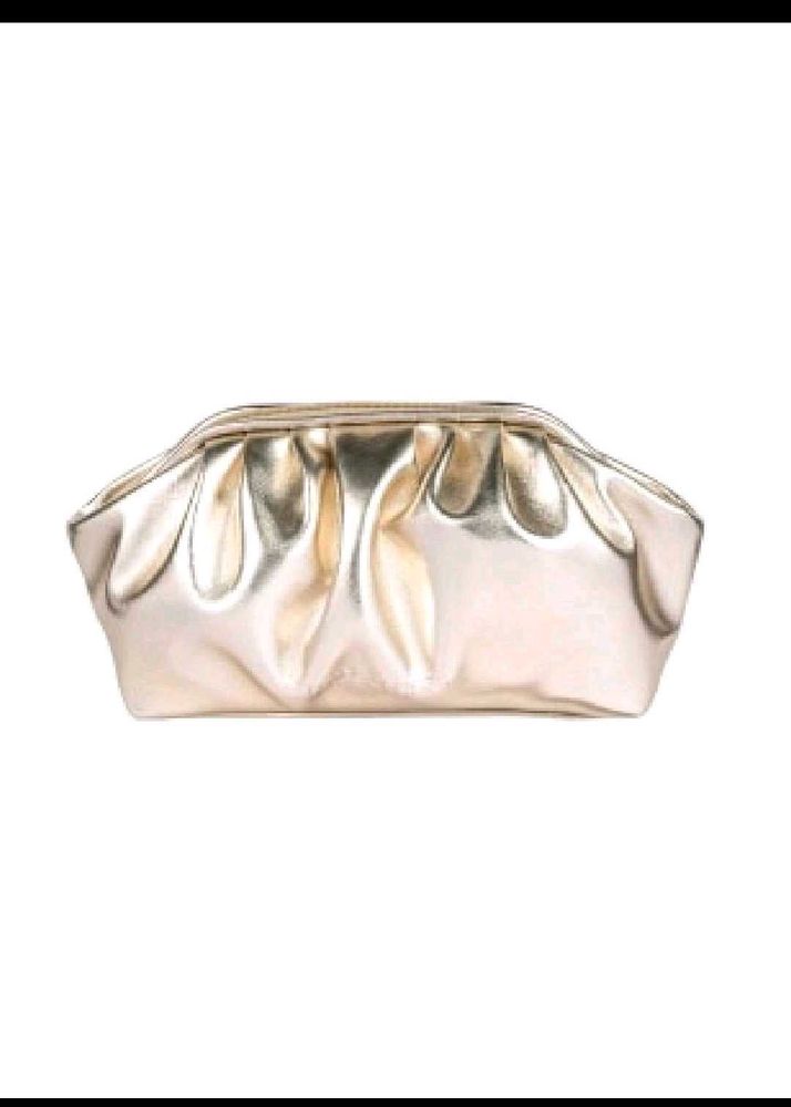 Elegant Gold Clutch Bag