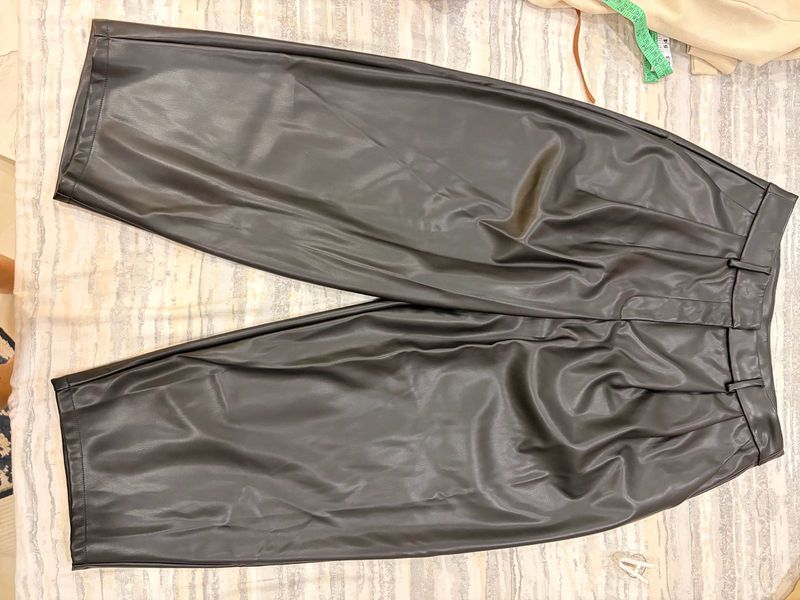 Stylish Faux Leather Pants