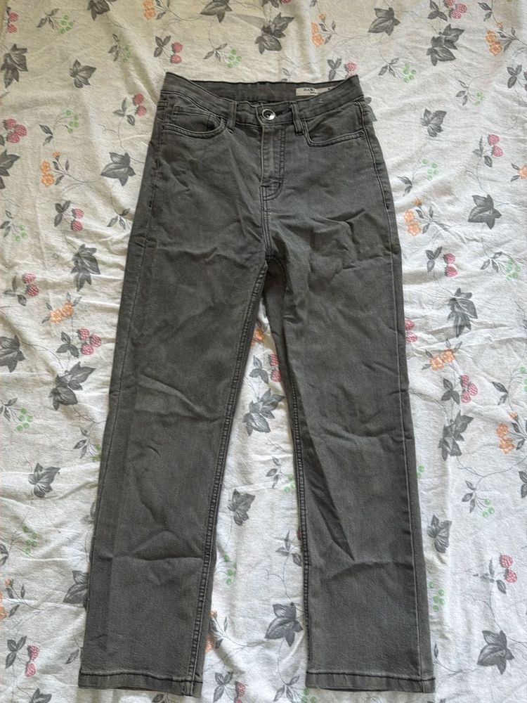 Stylish Grey Denim Jeans
