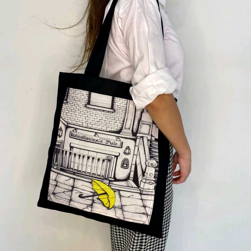 Unique Illustrated Tote Bag