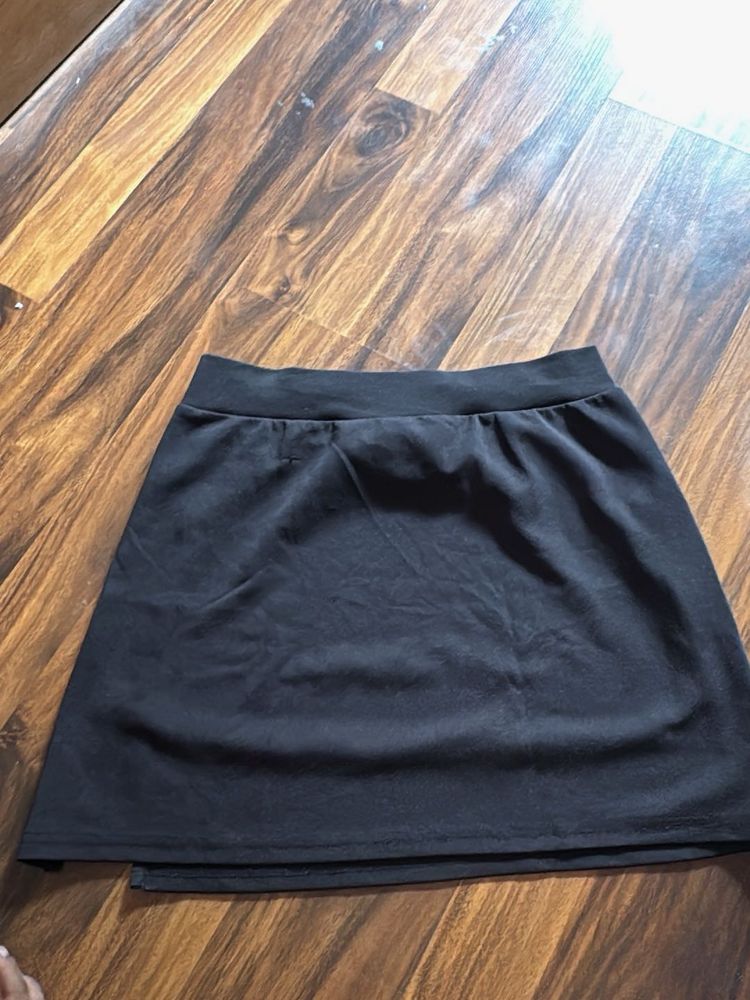 Classic Black A-Line Skirt