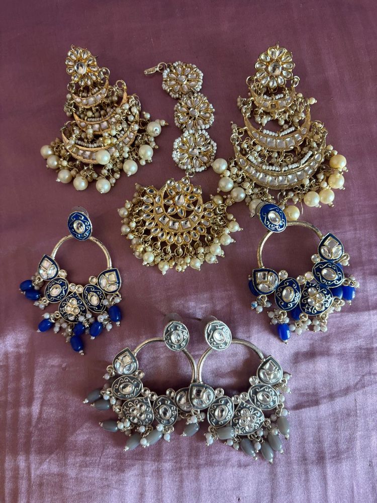 3 Exquisite Indian Jewelry Set